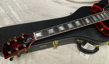 NEW! Gibson Dealer Select Custom Shop Les Paul Custom Red Widow AAA Figured Flame Top - Authorized Dealer - 9.9 lbs - G07304