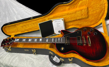 NEW! Gibson Dealer Select Custom Shop Les Paul Custom Red Widow AAA Figured Flame Top - Authorized Dealer - 9.9 lbs - G07304