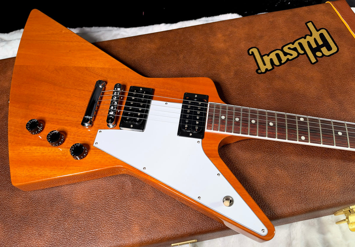 NEW! Gibson '70s Explorer - Antique Natural - Authorized Dealer - 8.1lbs - G07984