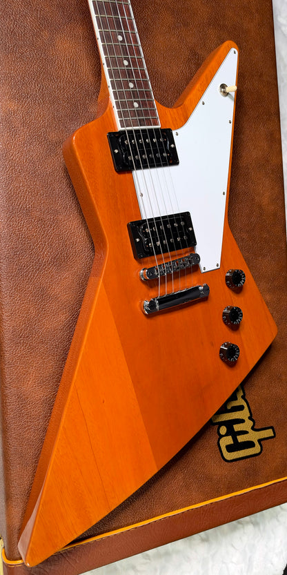 NEW! Gibson '70s Explorer - Antique Natural - Authorized Dealer - 8.1lbs - G07984