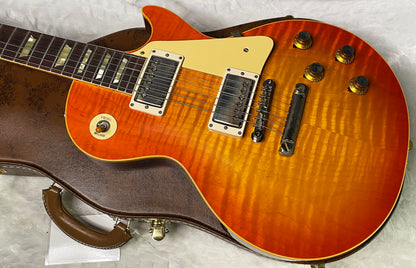 NEW! Gibson Custom 1960 Les Paul Standard Reissue VOS - Tangerine Burst - Authorized Dealer - ONLY 8.6 lbs - G07282