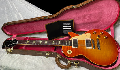 NEW! Gibson Custom 1960 Les Paul Standard Reissue VOS - Tangerine Burst - Authorized Dealer - ONLY 8.6 lbs - G07282