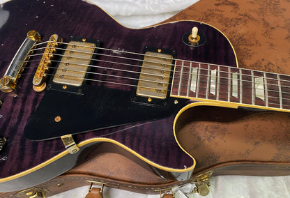 NEW! Gibson Custom 1959 Les Paul Standard Reissue - Purple Tiger Murphy Lab Heavy Aged - 8.8 lbs - Authorized Dealer - G07301