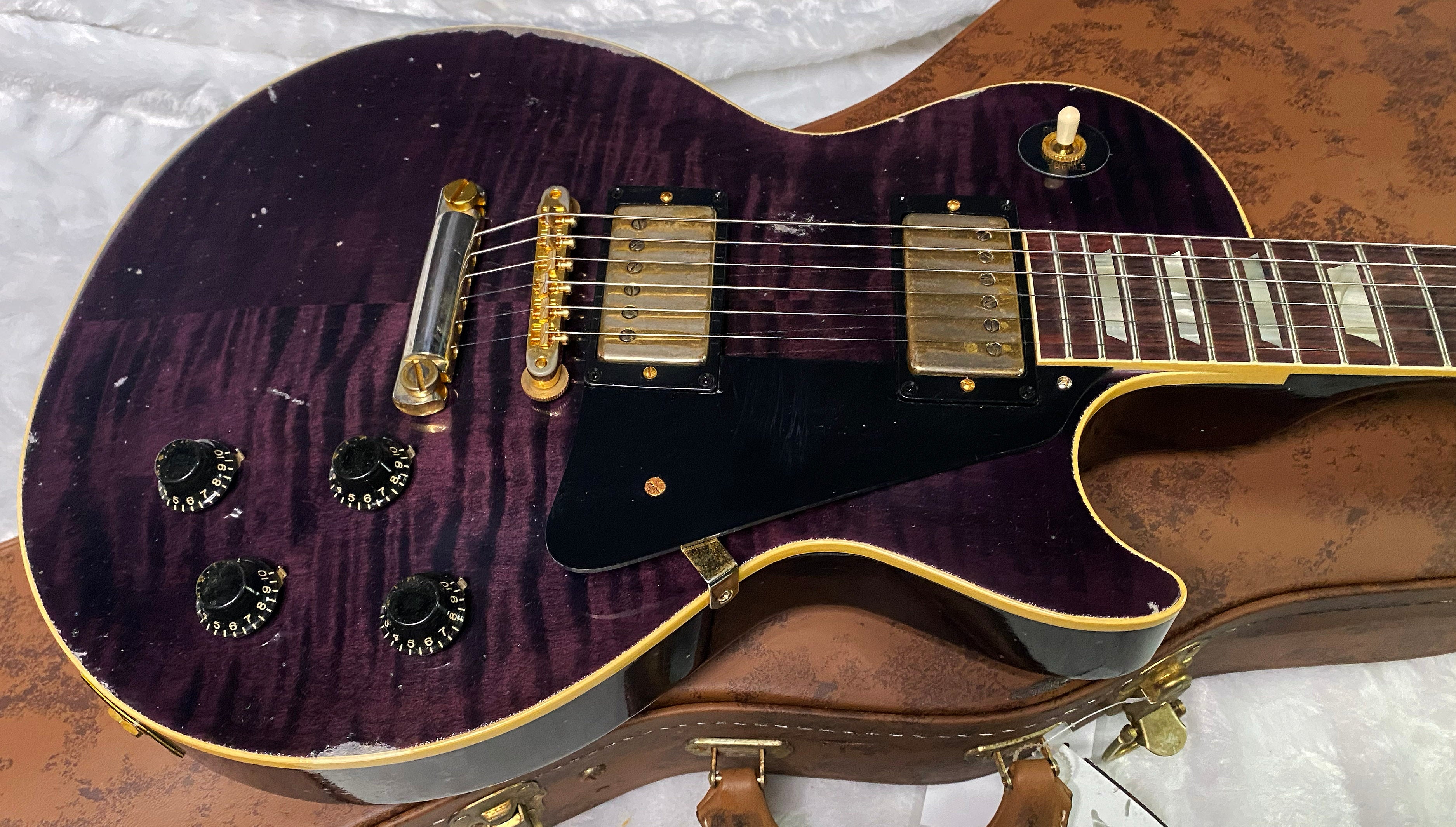 NEW! Gibson Custom 1959 Les Paul Standard Reissue - Purple Tiger Murphy Lab Heavy Aged - 8.8 lbs - Authorized Dealer - G07301