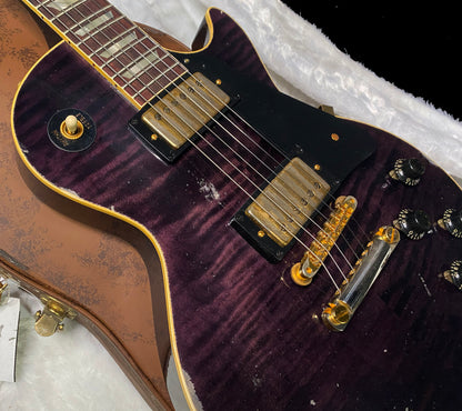 NEW! Gibson Custom 1959 Les Paul Standard Reissue - Purple Tiger Murphy Lab Heavy Aged - 8.8 lbs - Authorized Dealer - G07301