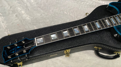 NEW! Gibson Les Paul Custom Peacock Widow - Monster Flame Top! Limited Edition - Weighs in at 8.3 lbs - Authorized Dealer - G07310