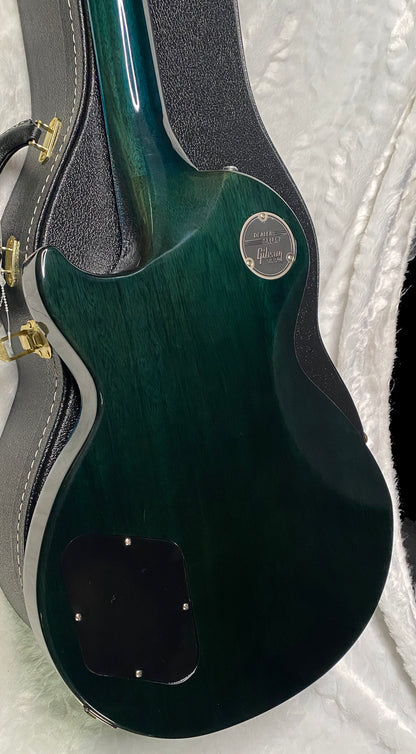 NEW! Gibson Les Paul Custom Peacock Widow - Monster Flame Top! Limited Edition - Weighs in at 8.3 lbs - Authorized Dealer - G07310