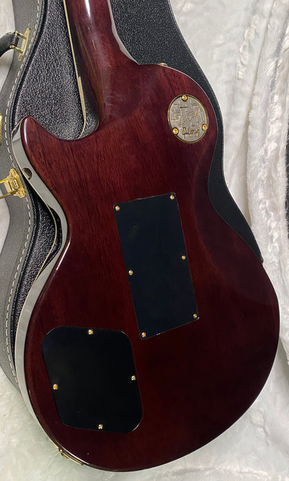 NEW! Gibson Custom Les Paul Axcess Standard Figured Top Floyd Rose Electric Guitar - Greatest Hits II - Authorized Dealer - Tri-Berry Burst - WOW! 8.3lbs - G07307
