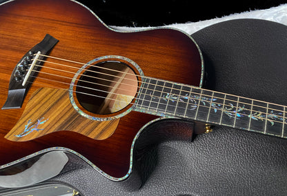 NEW OLD STOCK 2025 Taylor PS14ce Ironbark/Sinker Redwood Acoustic Electric Guitar - Shaded Edgeburst - Authorized Dealer - 5 lbs - G07341