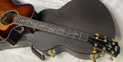 NEW OLD STOCK 2025 Taylor PS14ce Ironbark/Sinker Redwood Acoustic Electric Guitar - Shaded Edgeburst - Authorized Dealer - 5 lbs - G07341