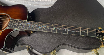 NEW OLD STOCK 2025 Taylor PS14ce Ironbark/Sinker Redwood Acoustic Electric Guitar - Shaded Edgeburst - Authorized Dealer - 5 lbs - G07341