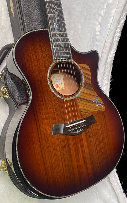 NEW OLD STOCK 2025 Taylor PS14ce Ironbark/Sinker Redwood Acoustic Electric Guitar - Shaded Edgeburst - Authorized Dealer - 5 lbs - G07341