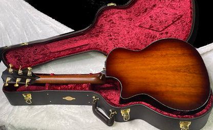 NEW OLD STOCK 2025 Taylor PS14ce Ironbark/Sinker Redwood Acoustic Electric Guitar - Shaded Edgeburst - Authorized Dealer - 5 lbs - G07341