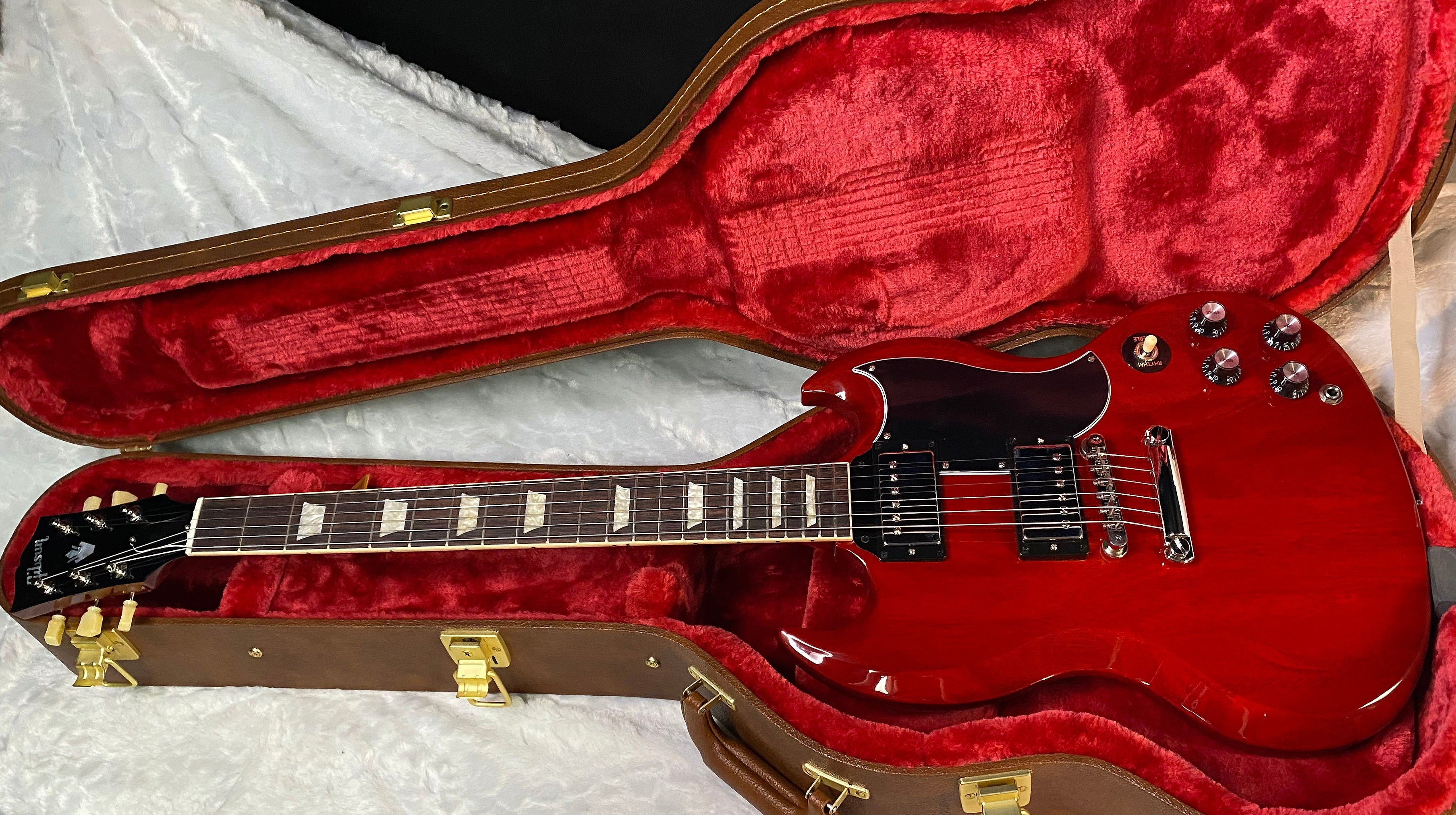 NEW ! Gibson SG Standard '61 Stop Bar - Vintage Cherry - Only 6.3 lbs - Authorized Dealer - G06667