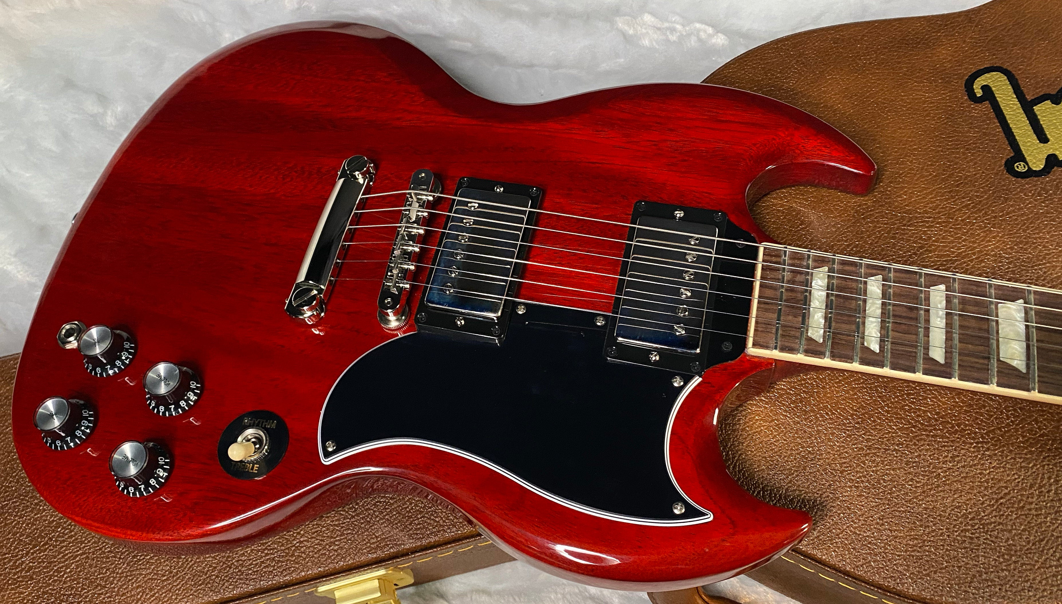 NEW ! Gibson SG Standard '61 Stop Bar - Vintage Cherry - Only 6.35 lbs - Authorized Dealer - G06666