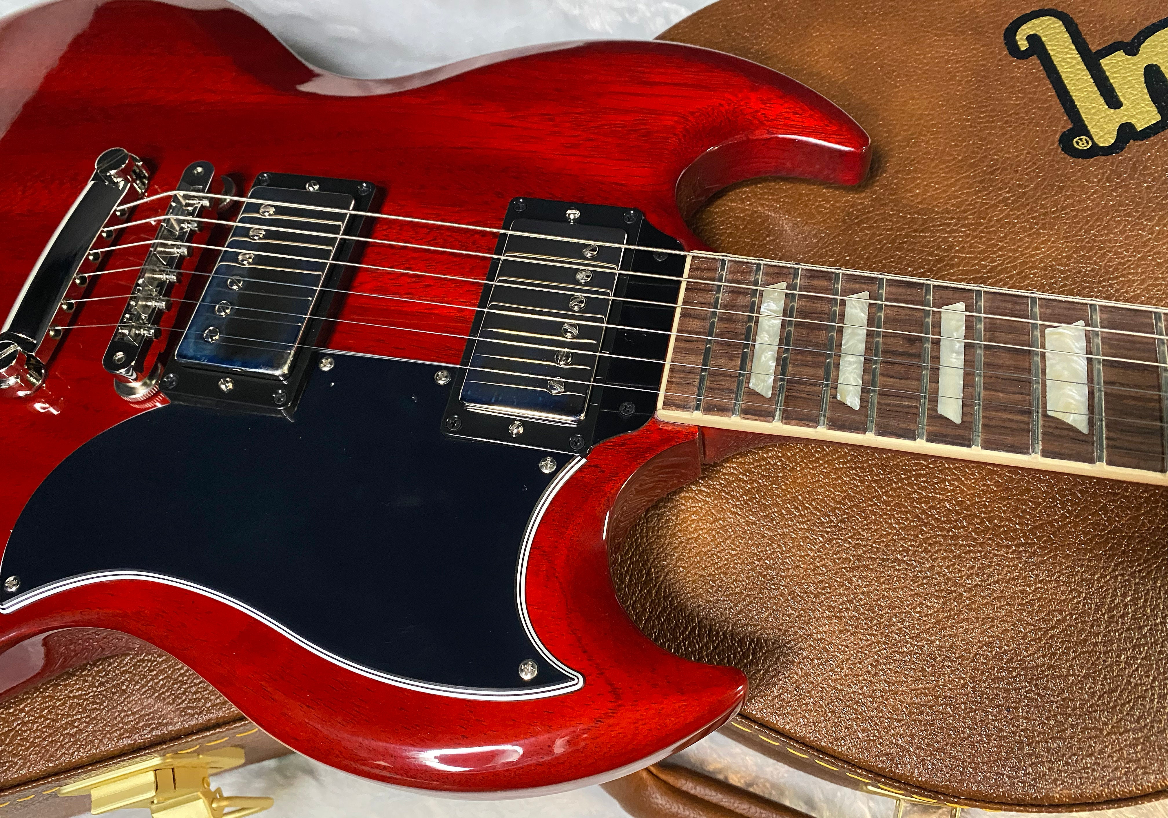 NEW ! Gibson SG Standard '61 Stop Bar - Vintage Cherry - Only 6.35 lbs - Authorized Dealer - G06666