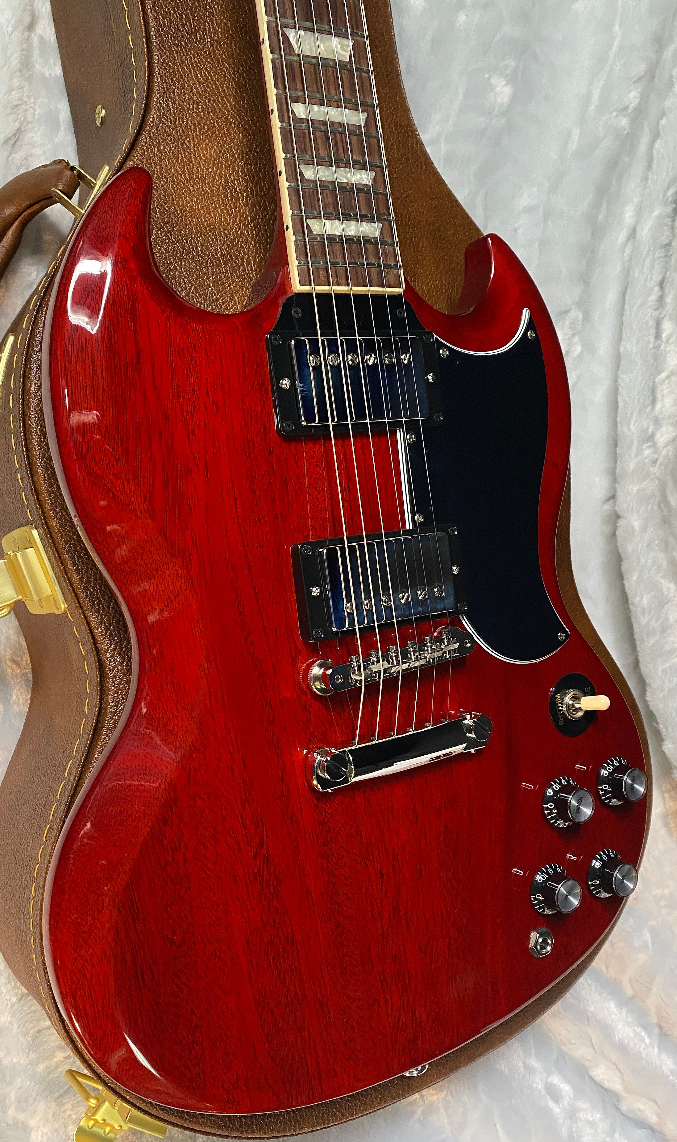 NEW ! Gibson SG Standard '61 Stop Bar - Vintage Cherry - Only 6.35 lbs - Authorized Dealer - G06666