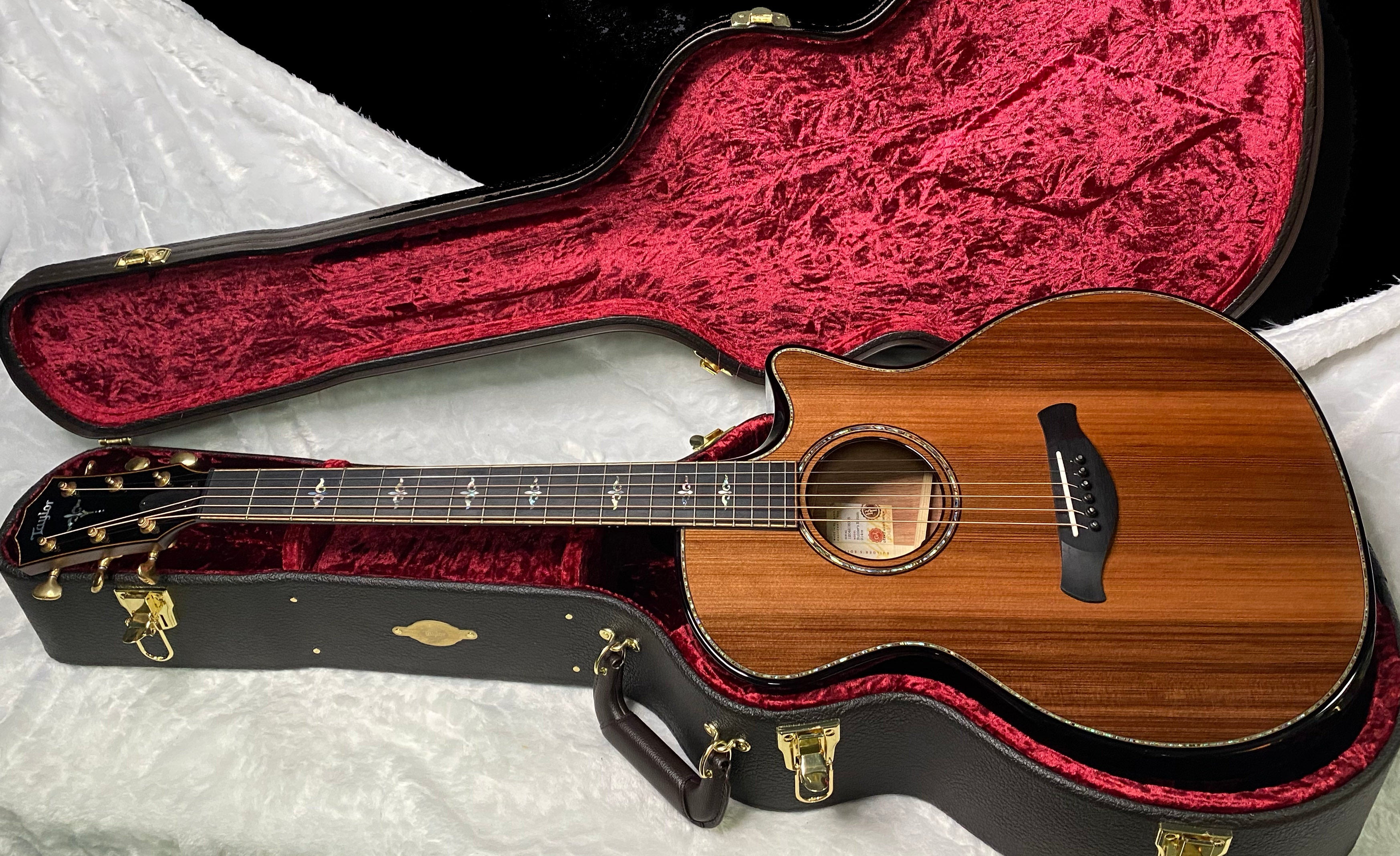 NEW! Taylor 914ce Builder's Edition Acoustic-Electric Guitar - Redwood - Authorized Dealer - 5.1 lbs - G07339