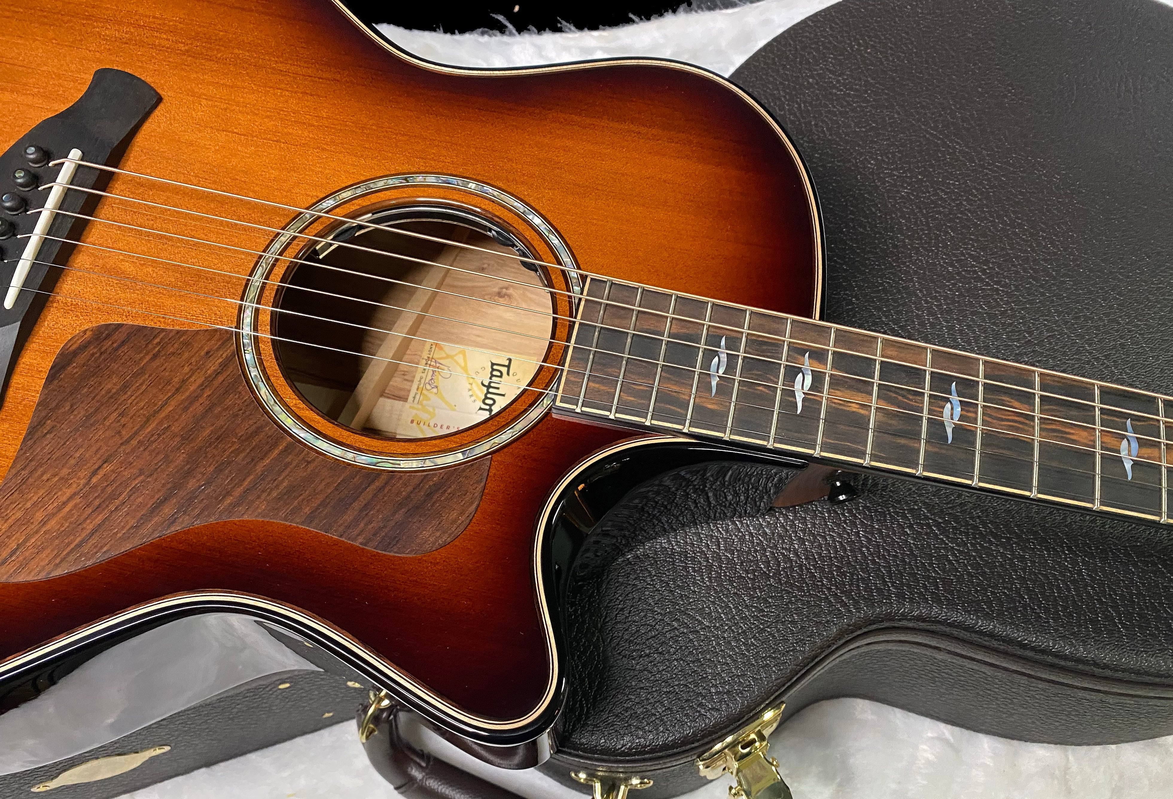 NEW! Taylor Builder's Edition 814ce Sinker Redwood Acoustic Guitar - Authorized Dealer - 4.8 lbs - G07340