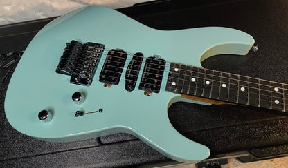 NEW ! Jackson Custom Shop Dinky HSH - Roasted Maple Neck & Ebony Fretboard - DK - Daphne Blue - Authorized Dealer - 8.1 lbs - G06676