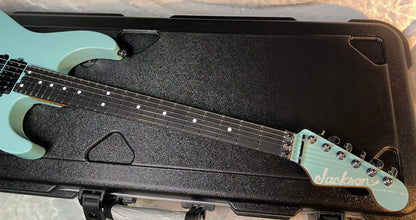NEW ! Jackson Custom Shop Dinky HSH - Roasted Maple Neck & Ebony Fretboard - DK - Daphne Blue - Authorized Dealer - 8.1 lbs - G06676