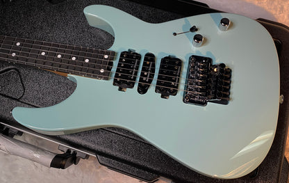 NEW ! Jackson Custom Shop Dinky HSH - Roasted Maple Neck & Ebony Fretboard - DK - Daphne Blue - Authorized Dealer - 8.1 lbs - G06676