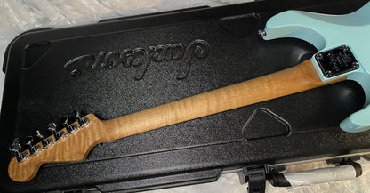 NEW ! Jackson Custom Shop Dinky HSH - Roasted Maple Neck & Ebony Fretboard - DK - Daphne Blue - Authorized Dealer - 8.1 lbs - G06676
