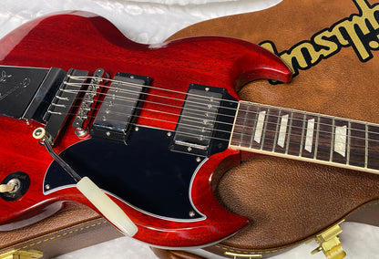 NEW! Gibson SG Standard '61 Maestro Vibrola Vintage Cherry - 6.95 lbs - Authorized Dealer! G07337