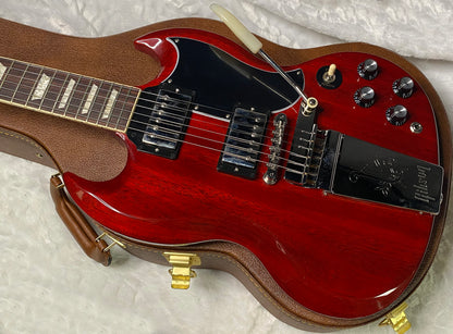 NEW! Gibson SG Standard '61 Maestro Vibrola Vintage Cherry - 6.95 lbs - Authorized Dealer! G07337