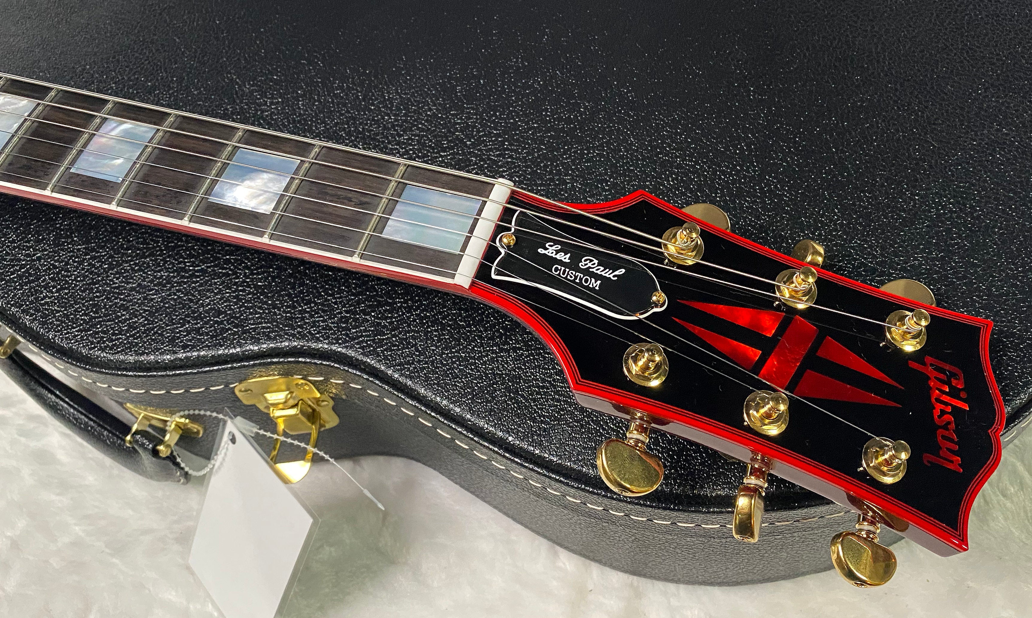 NEW! Gibson Dealer Select Custom Shop Les Paul Custom Red Widow AAA Figured Flame Top - Authorized Dealer - 10 lbs - G07343