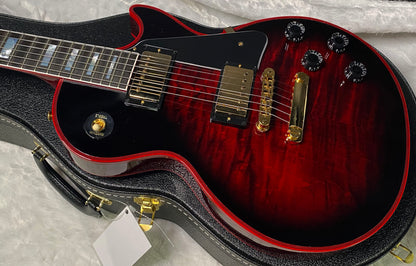 NEW! Gibson Dealer Select Custom Shop Les Paul Custom Red Widow AAA Figured Flame Top - Authorized Dealer - 10 lbs - G07343