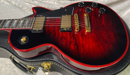 NEW! Gibson Dealer Select Custom Shop Les Paul Custom Red Widow AAA Figured Flame Top - Authorized Dealer - 10 lbs - G07343