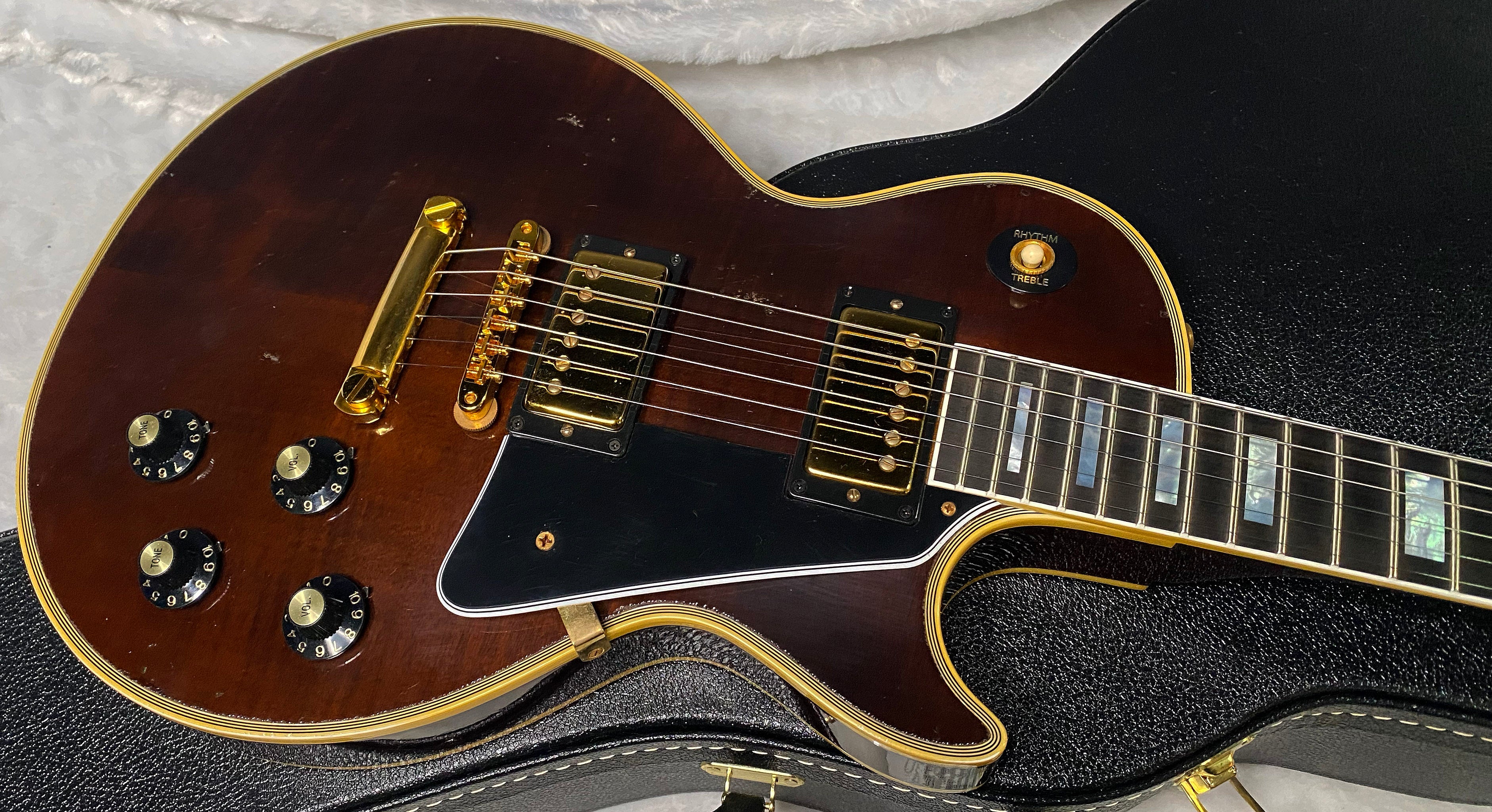 NEW! Gibson Custom Shop Murphy Lab '68 Les Paul Custom Reissue - Light Aged Walnut Finish - Authorized Dealer - Only 9.3 lbs - G07308