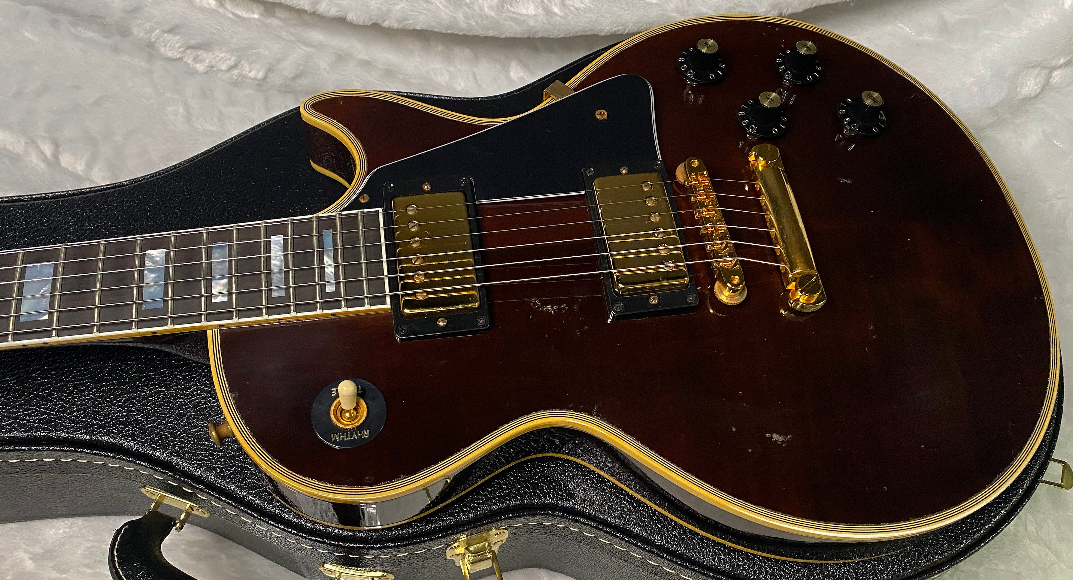 NEW! Gibson Custom Shop Murphy Lab '68 Les Paul Custom Reissue - Light Aged Walnut Finish - Authorized Dealer - Only 9.3 lbs - G07308
