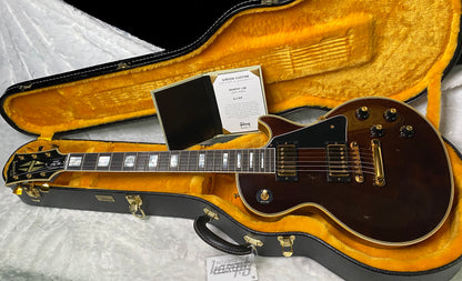 NEW! Gibson Custom Shop Murphy Lab '68 Les Paul Custom Reissue - Light Aged Walnut Finish - Authorized Dealer - Only 9.3 lbs - G07308