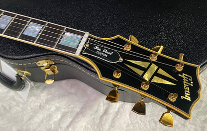 NEW! Gibson Custom Shop Murphy Lab '68 Les Paul Custom Reissue Ultra Light Aged Ebony Authorized Dealer - 9.6 lbs - G07313
