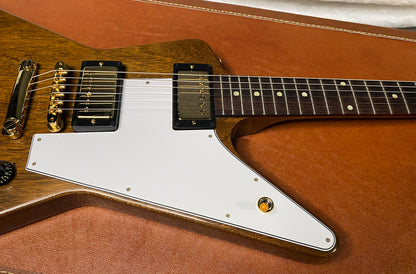 NEW! Gibson Custom 1958 Mahogany Explorer Reissue Electric Guitar - Antique Natural, VOS - Authorized Dealer - Only 7.4lbs - G07316