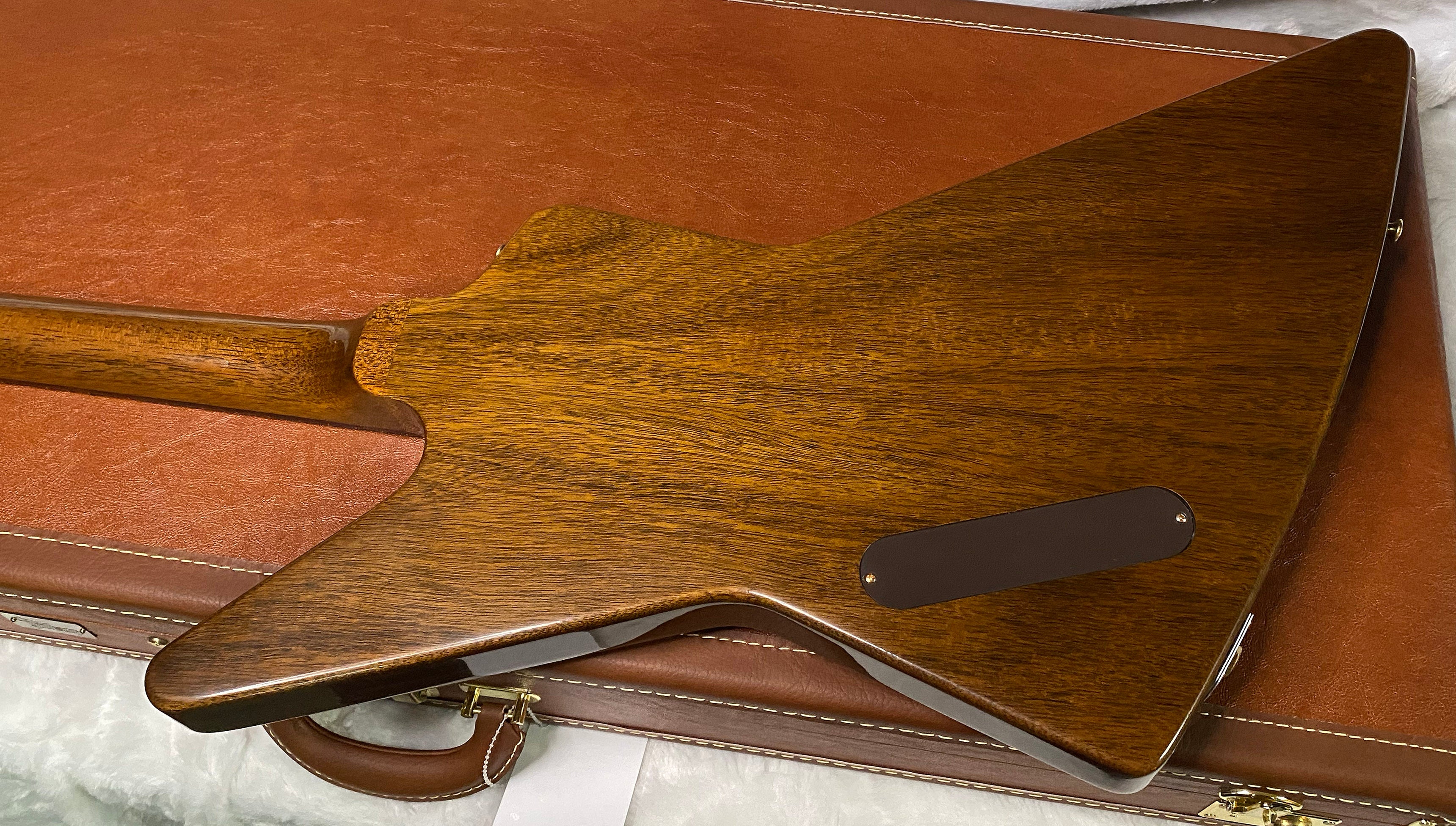 NEW! Gibson Custom 1958 Mahogany Explorer Reissue Electric Guitar - Antique Natural, VOS - Authorized Dealer - Only 7.4lbs - G07316