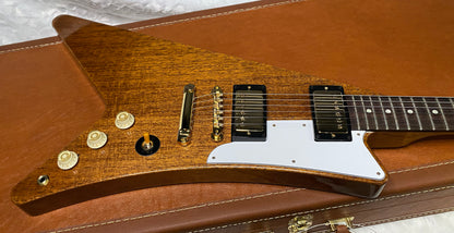NEW! Gibson Custom 1957 Mahogany Moderne Reissue Electric Guitar - Antique Natural, VOS - 7.3lbs - G07318
