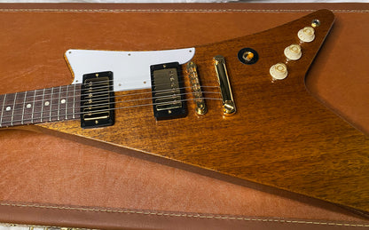 NEW! Gibson Custom 1957 Mahogany Moderne Reissue Electric Guitar - Antique Natural, VOS - 7.3lbs - G07318