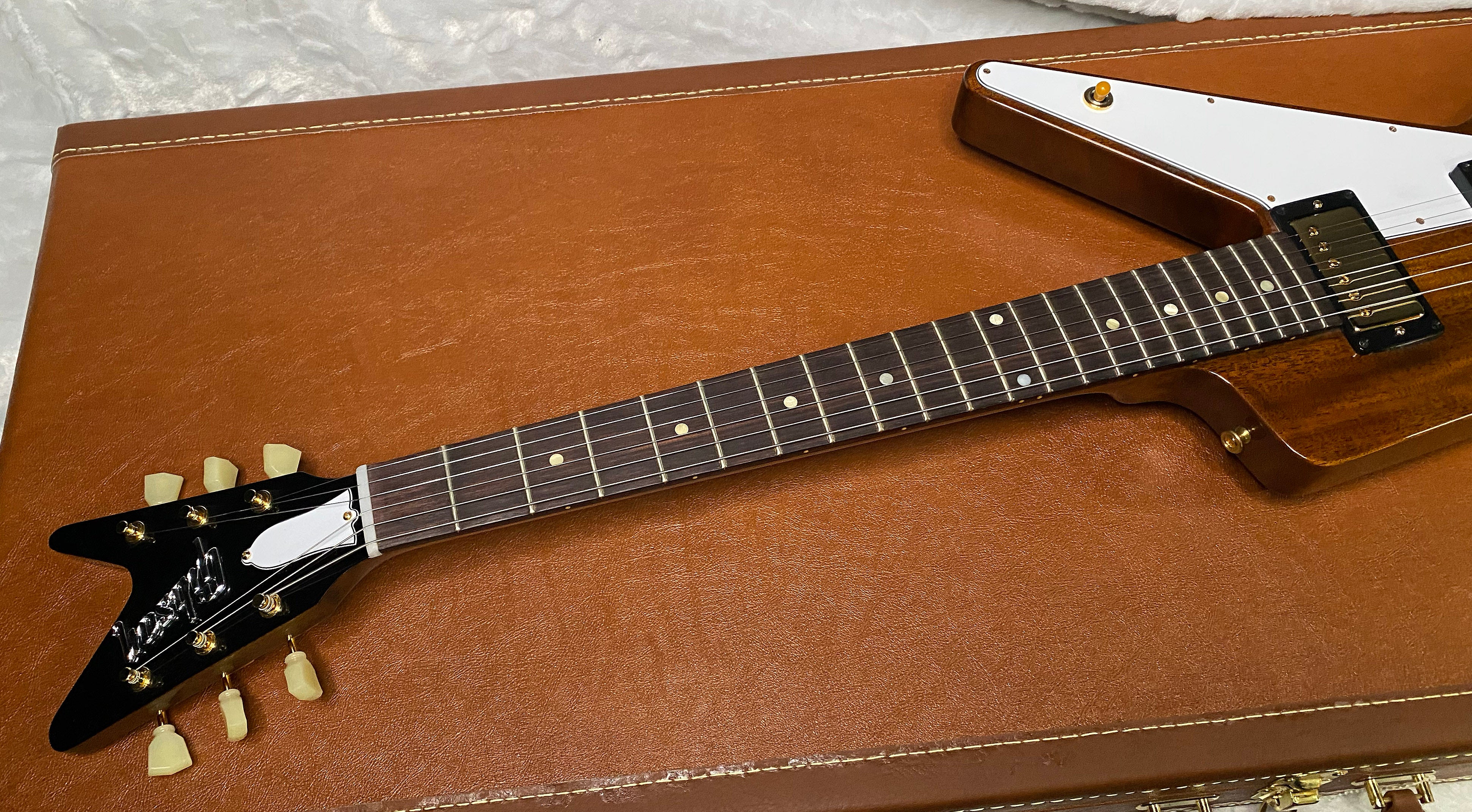 NEW! Gibson Custom 1957 Mahogany Futura Reissue Electric Guitar - Antique Natural, VOS - 7.8lbs - G07319