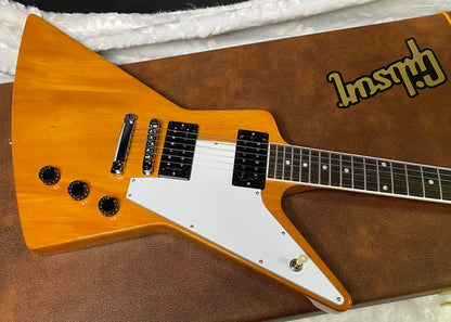 NEW! Gibson '70s Explorer - Antique Natural - Authorized Dealer - Only 7.1 - G07320