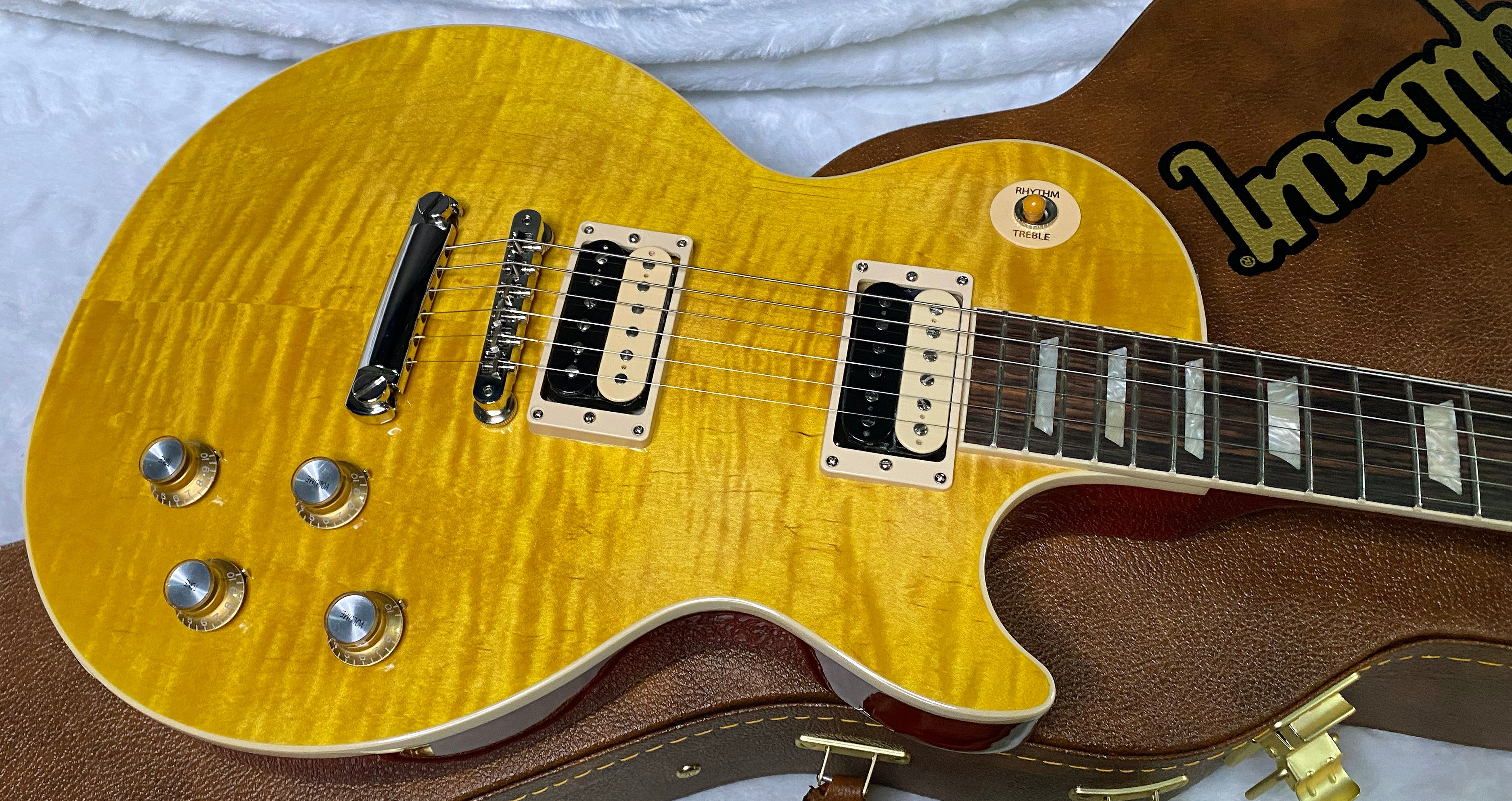 NEW ! Gibson Les Paul Slash - Appetite Burst - Beautiful Flame Top - Authorized Dealer - 8.8 lbs - G07347