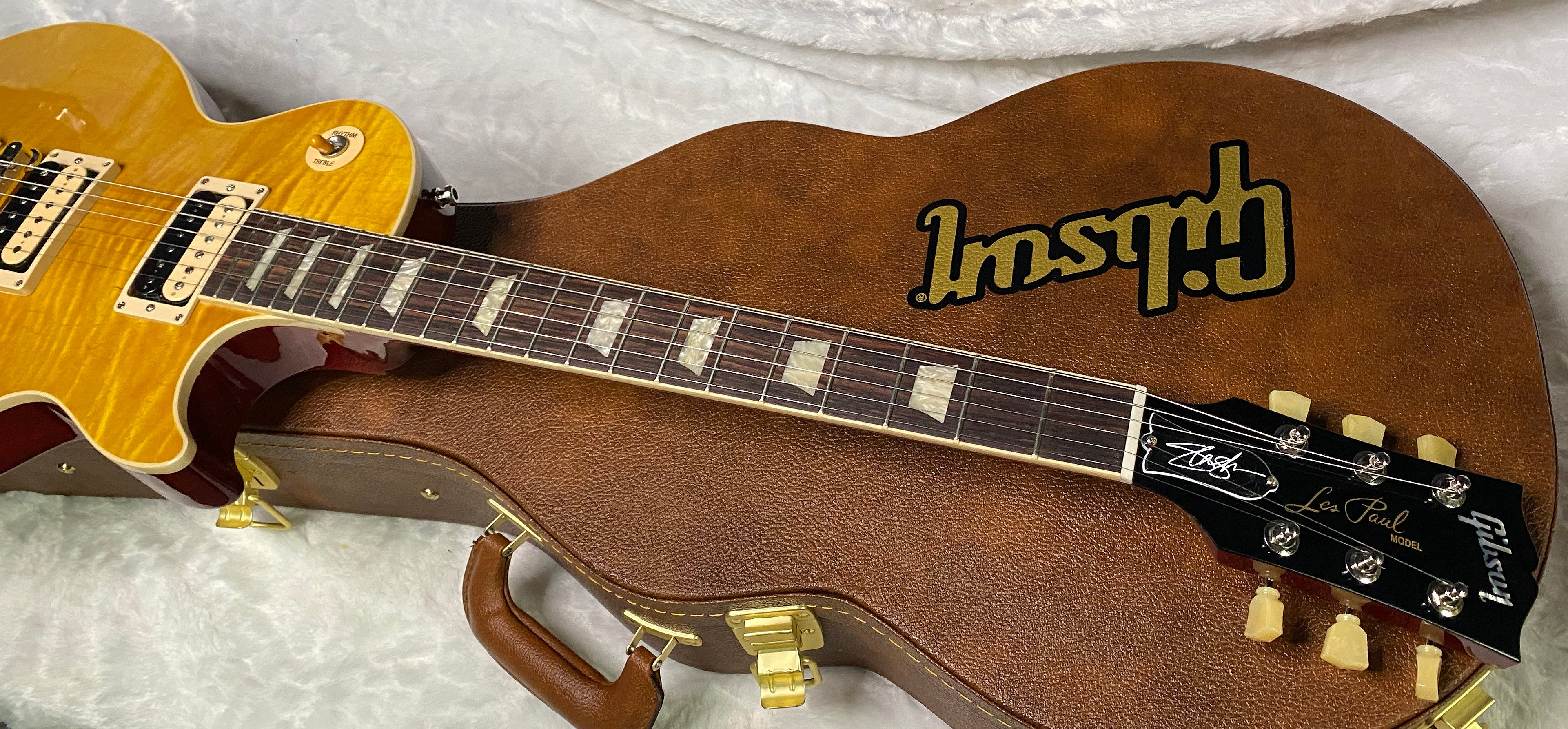 NEW ! Gibson Les Paul Slash - Appetite Burst - Beautiful Flame Top - Authorized Dealer - 8.8 lbs - G07347