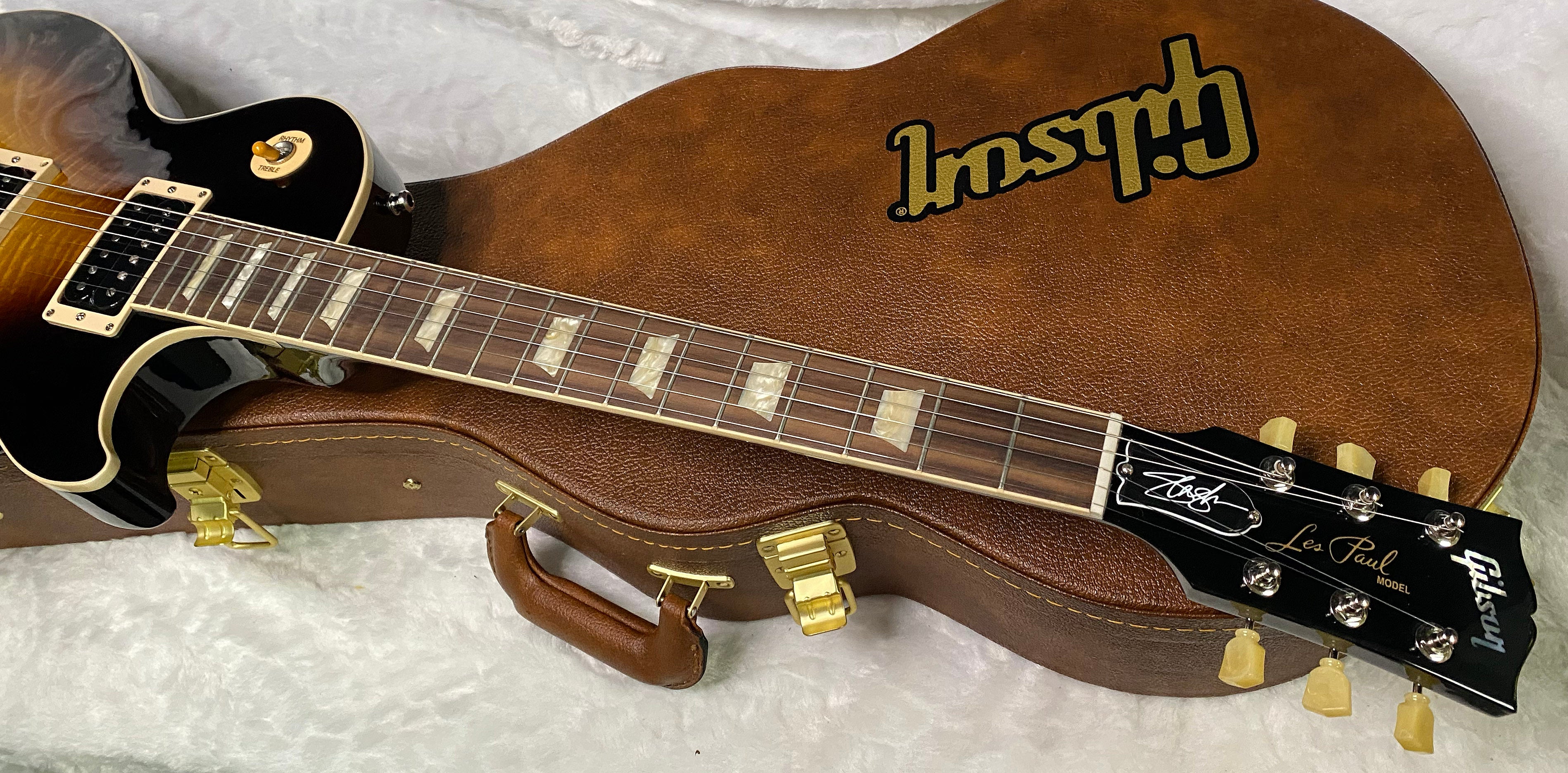 NEW ! Gibson Slash Les Paul Standard - November Burst - Killer Curly Flame Maple Top - Only 8.3 lbs - Authorized Dealer - G07332