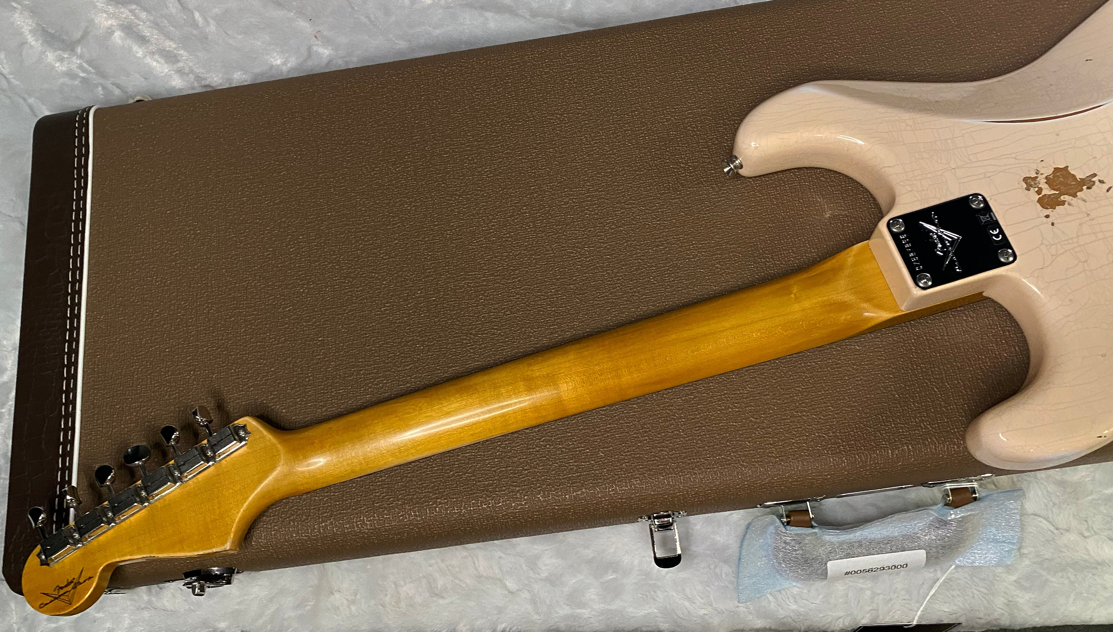 NEW! Fender Custom Shop Late-1962 Stratocaster Relic with Closet Classic Hardware - Super-Faded Aged Shell Pink - Only 7.5lbs - Authorized Dealer - G06688