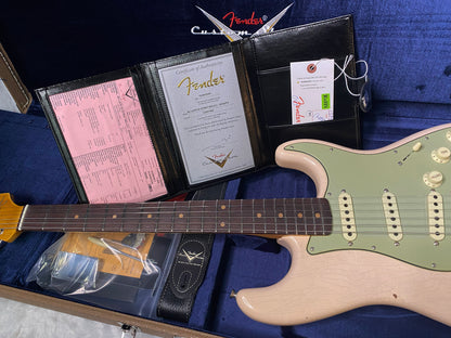 NEW! Fender Custom Shop Late-1962 Stratocaster Relic with Closet Classic Hardware - Super-Faded Aged Shell Pink - Only 7.5lbs - Authorized Dealer - G06688