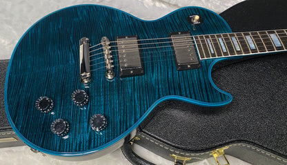NEW! Gibson Les Paul Custom Peacock Widow - Monster Flame Top! Limited Edition - Weighs in at 8.1 lbs - Authorized Dealer - G07309