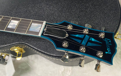 NEW! Gibson Les Paul Custom Peacock Widow - Monster Flame Top! Limited Edition - Weighs in at 8.1 lbs - Authorized Dealer - G07309