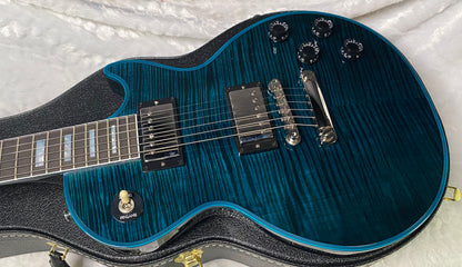 NEW! Gibson Les Paul Custom Peacock Widow - Monster Flame Top! Limited Edition - Weighs in at 8.1 lbs - Authorized Dealer - G07309